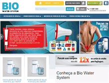 Tablet Screenshot of biowatersystem.com.br